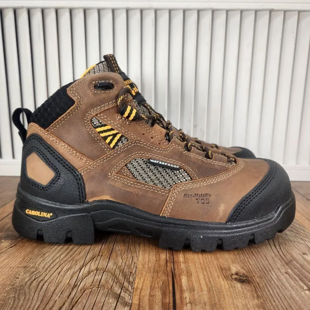 Carolina CA4552 Waterproof Composite Toe 4x4 Hiker Work Boots Mens Sz 8 EE Wide